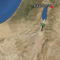 Map of Baal-peor