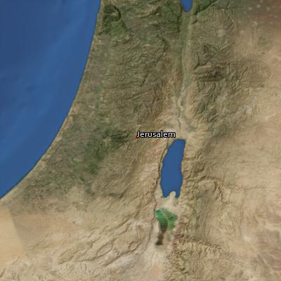 Satellite image of the places in Ecclesiastes
